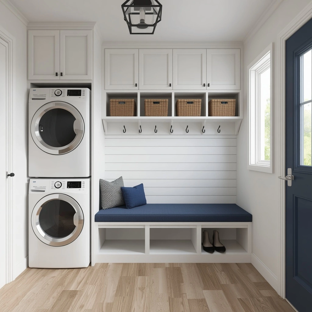 17 Small Mudroom Laundry Combo Ideas That Are Organized, Stylish, and Super Functional 1 small laundry mudroom ideas