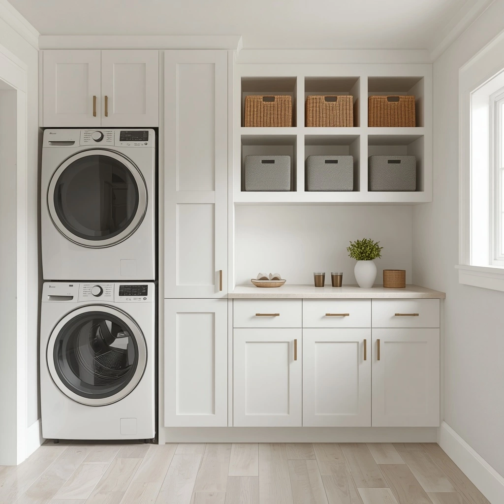 17 Small Mudroom Laundry Combo Ideas That Are Organized, Stylish, and Super Functional 12 The IKEA Hack Mudroom Laundry Combo