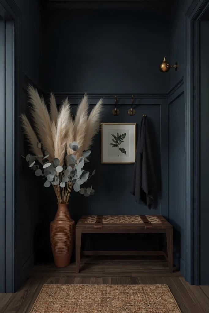 20 Boho Mudroom Ideas That Make Your Entryway Feel Like a Whole Vibe 18 Boho Mudroom + Laundry Room Combo in Warm Olive