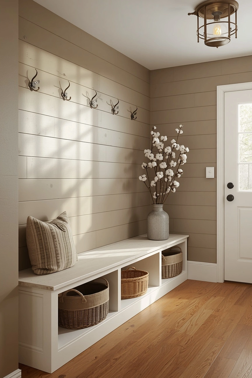 20 Mudroom Entryway Ideas That Are Beautiful Enough to Be a Design Feature 21 Budget-Friendly Mudroom Entryway