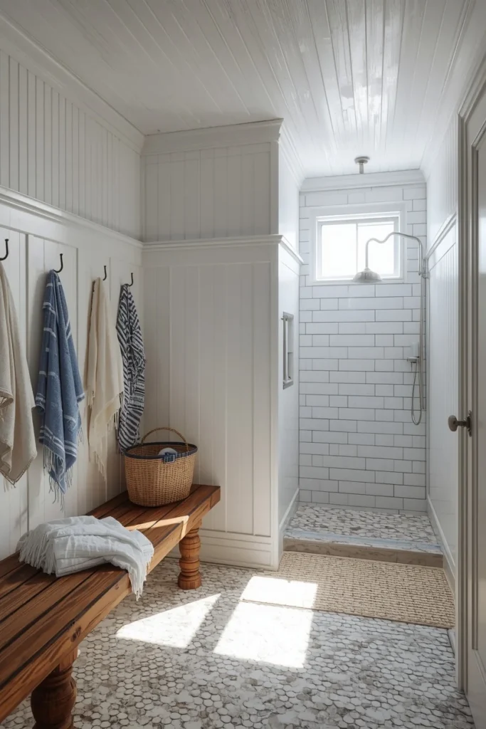 17 Backyard Pool House Ideas That Are Stylish, Functional & Totally Dreamy 2 backyard pool house changing room interior