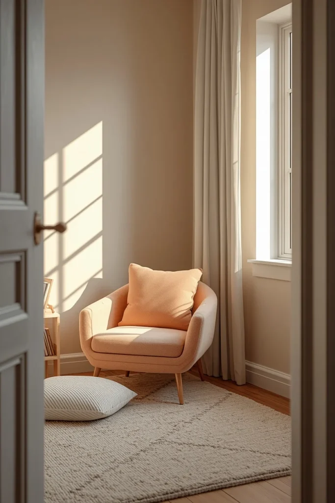 22 Genius Playroom Ideas That Kids Will Love & Parents Will Actually Appreciate 11 children's playroom reading nook, featuring a small cozy armchair,