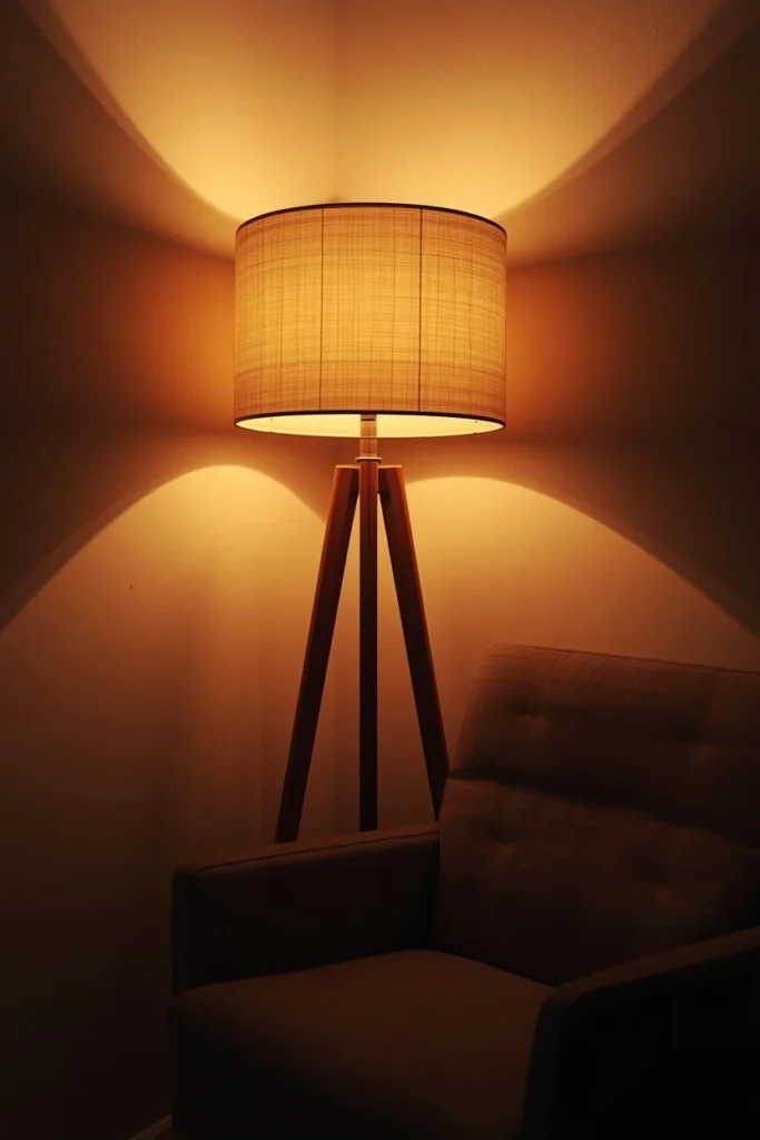 19 Renter-Friendly Bedroom Ideas That Feel Like a Real Home, Not a Rental 13 Floor Lamp Mood Lighting