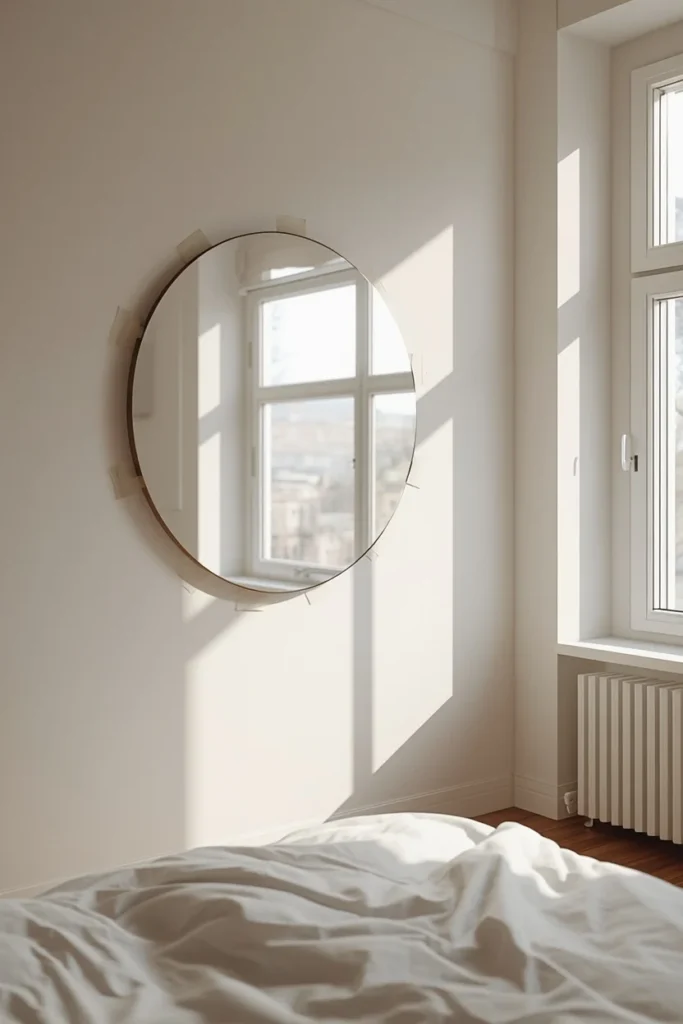 19 Renter-Friendly Bedroom Ideas That Feel Like a Real Home, Not a Rental 14 Command Strip Mirror Wall