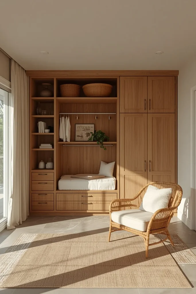17 Backyard Pool House Ideas That Are Stylish, Functional & Totally Dreamy 15 pool house guest suite, featuring a Murphy bed