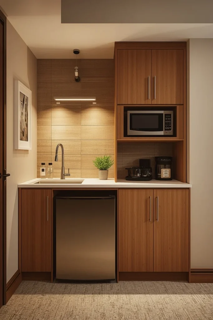 18 Cozy Basement Ideas That Transform Dead Space Into a Family Favorite Room 17 Basement Kitchenette — Convenience Without a Full Renovation