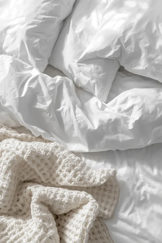 21 Summer Bedding Ideas That Make Your Bed Look Fresh & Resort-Ready 17 Monochromatic White-on-White Layering