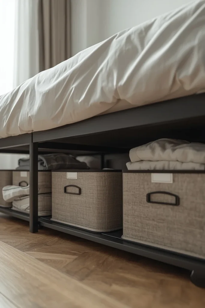 20 Studio Apartment Ideas That Make One Room Feel Like a Whole Beautiful Home 19 studio apartment bedroom, featuring a low bed frame