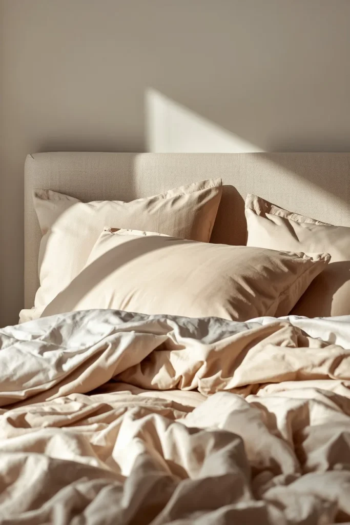 21 Summer Bedding Ideas That Make Your Bed Look Fresh & Resort-Ready 20 Tonal Euro Shams for Hotel Structure