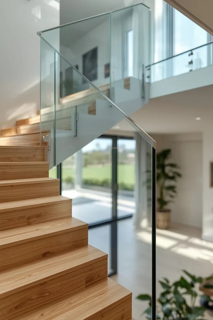 18 Staircase Ideas That Turn a Functional Feature Into a Stunning Design Statement 3 staircase, featuring a frameless glass balustrade