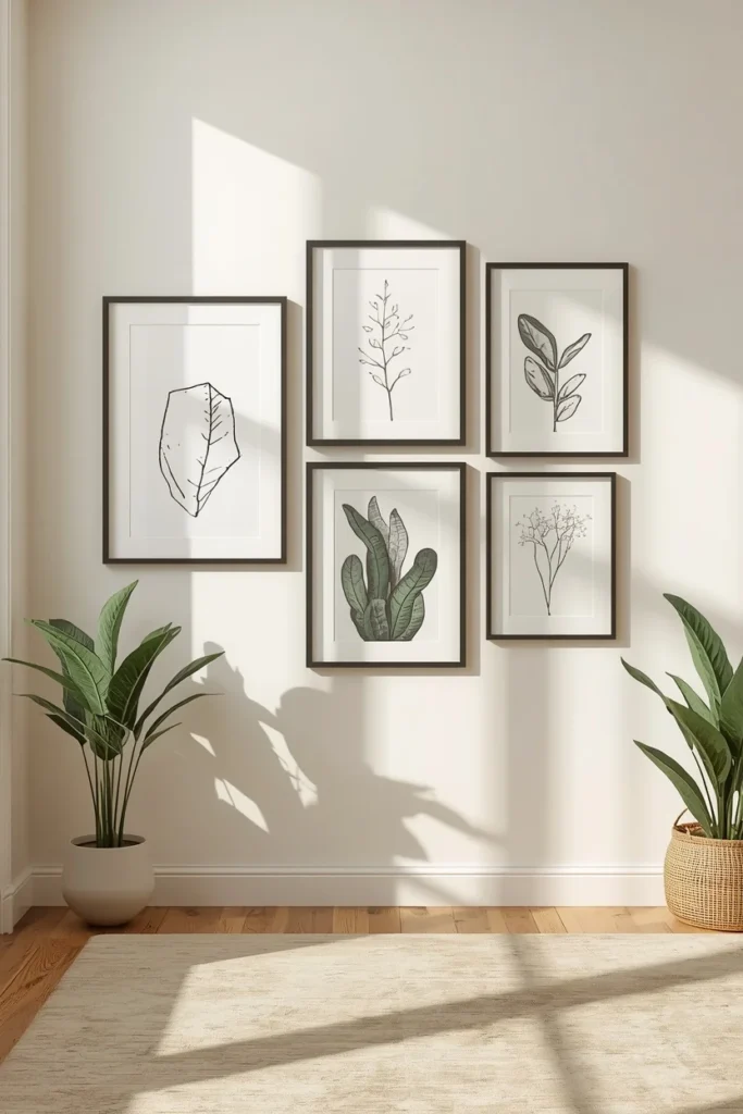 24 Family Room Ideas That Are Stylish Enough for Adults, Fun for Kids 21 family room, featuring a gallery wall mixing framed fine art