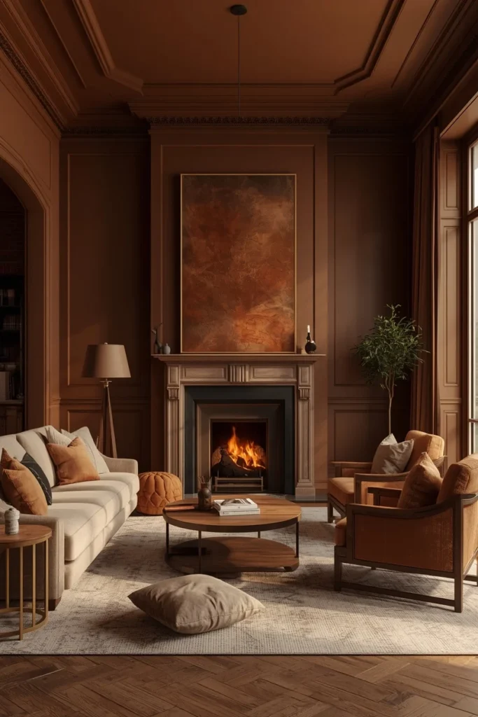 24 Family Room Ideas That Are Stylish Enough for Adults, Fun for Kids 6 family room, featuring walls, trim, and ceiling painted