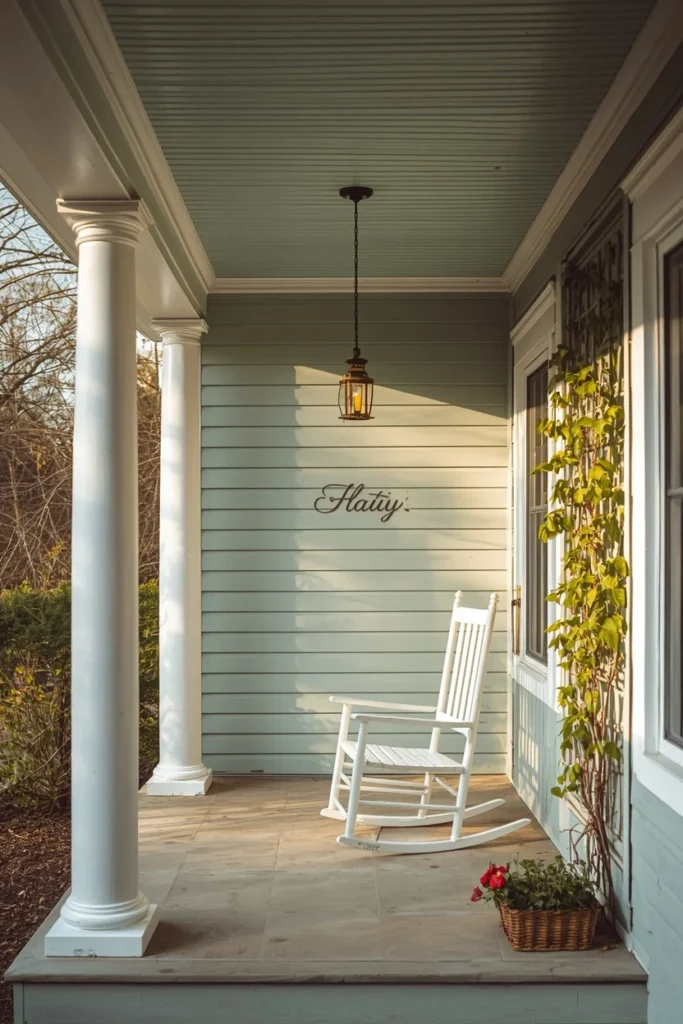 22 Front Porch Ideas That Give Your Home Instant Curb Appeal & Charm 8 front Porch Ceiling as Decor