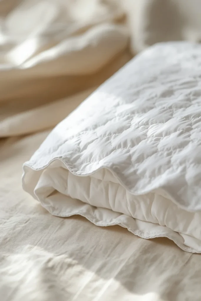 21 Summer Bedding Ideas That Make Your Bed Look Fresh & Resort-Ready 8 Scalloped-Edge Quilt for Vintage Softness