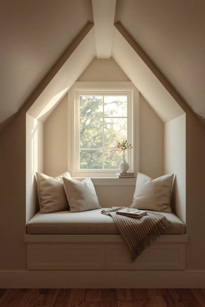 19 Attic Bedroom Ideas That Turn Forgotten Space Into a Dreamy Hideaway 9 attic bedroom dormer window shot