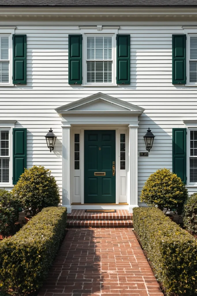 19 Green House Exterior Ideas That Are Fresh, Bold & Beautifully Unexpected 9 Green Window Frames for Architectural Definition