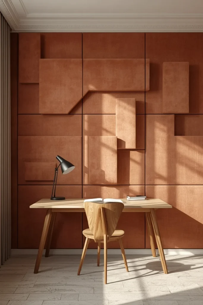 17 Cozy Study Space Ideas That Make Focusing Feel Effortless & Enjoyable 10 study space, featuring a geometric arrangement