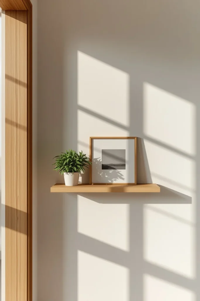 18 IKEA Hack Ideas That Turn Basic Furniture Into Designer Pieces 10 entryway wall, featuring a single IKEA LACK shelf framed
