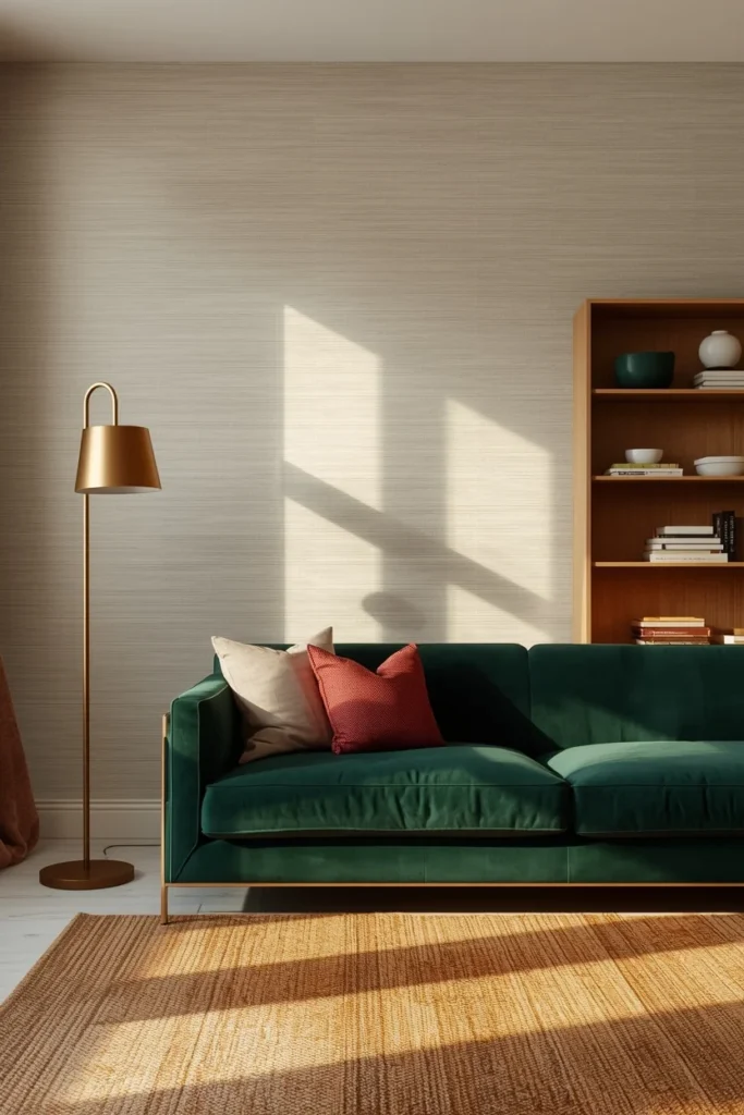 18 Living Room Wallpaper Ideas That Are Bold, Beautiful & Conversation-Starting 10 neutral textured living room