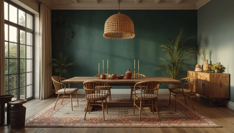 16 Boho Dining Room Ideas That Are Colorful, Layered & Totally Stunning 2 boho dining room