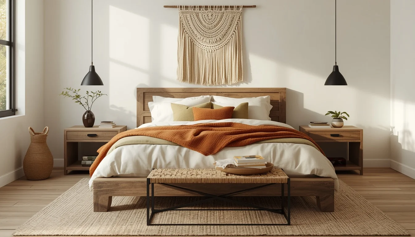 25 Boho Farmhouse Bedroom Ideas That Are Effortlessly Cozy & Beautiful 1 boho farmhouse bedroom ideas