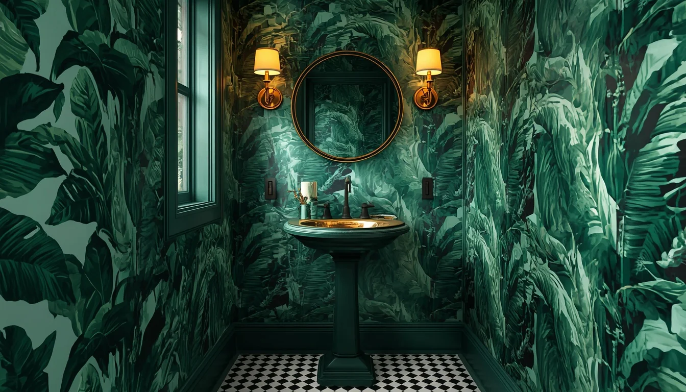 22 Bold Bathroom Wallpaper Ideas That Make Every Guest Say Wow 1 bold bathroom wallpaper featurd