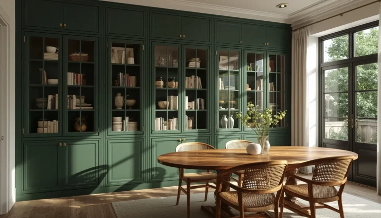 17 Built-In Dining Room Cabinet Ideas That Are Beautiful & Super Practical 25 built in dining room cabnets