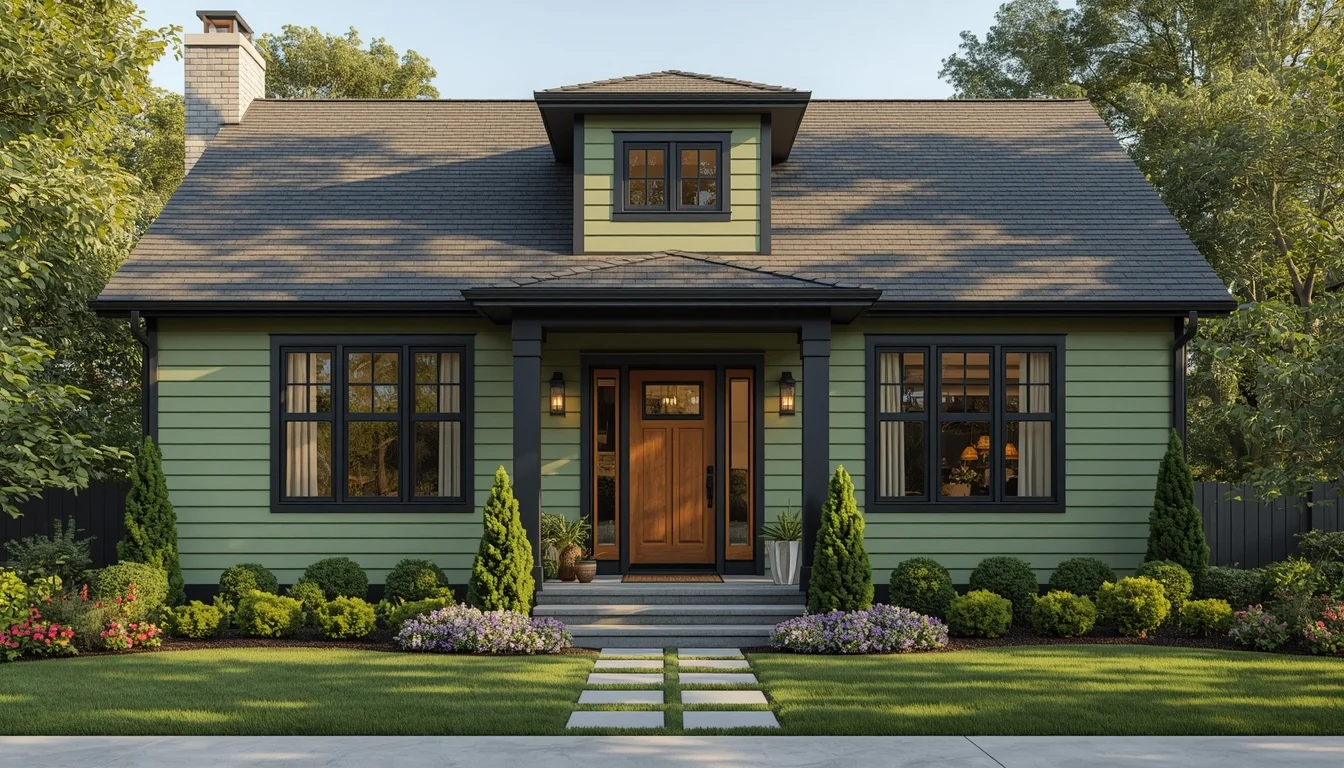 19 Green House Exterior Ideas That Are Fresh, Bold & Beautifully Unexpected 1 green house exterior featured image