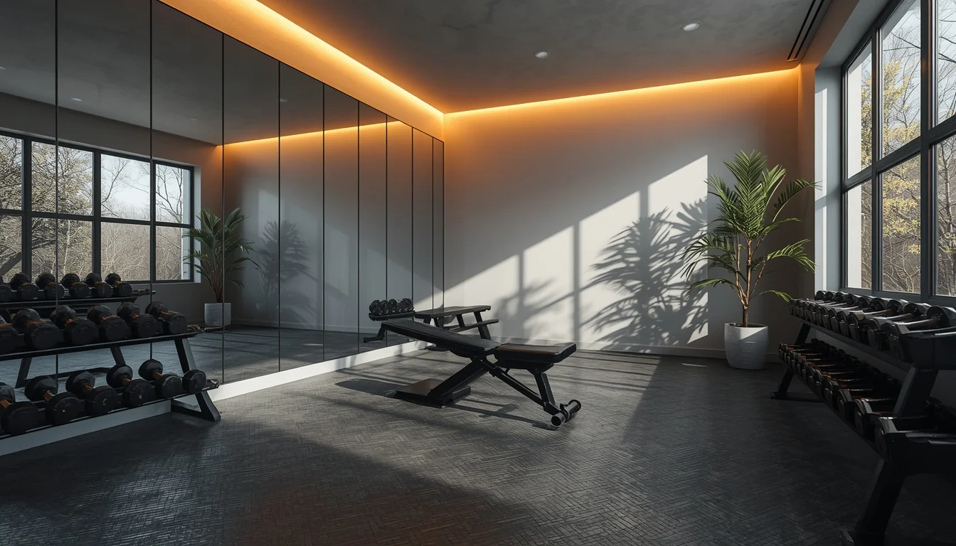 18 Home Gym Ideas That Make Working Out at Home Feel Seriously Motivating 1 home gym decor