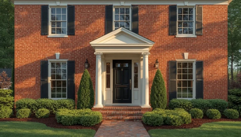 25 Red Brick House Exterior Ideas That Make Traditional Look Incredibly Chic 19 red brick house featured image