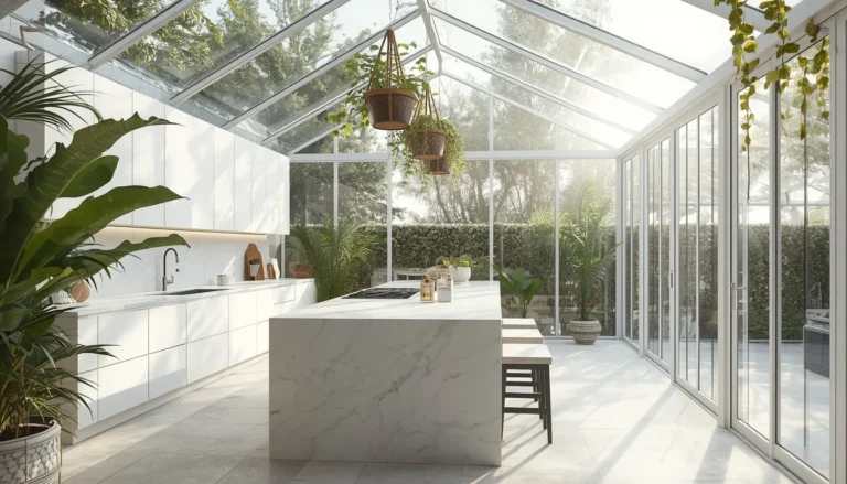 16 Solarium Kitchen Ideas That Flood Your Home With Beautiful Light 3 solarium kitchen featured image