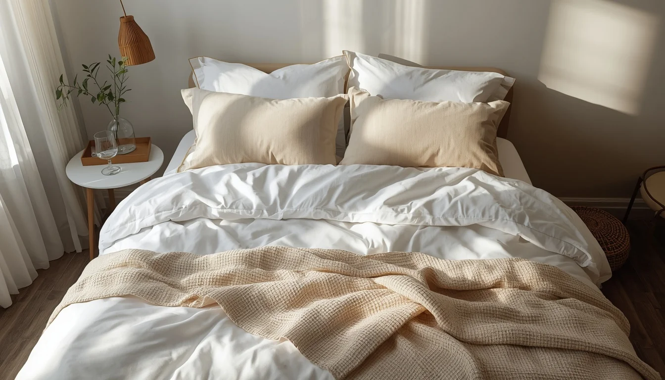 21 Summer Bedding Ideas That Make Your Bed Look Fresh & Resort-Ready 1 summer bedding featured